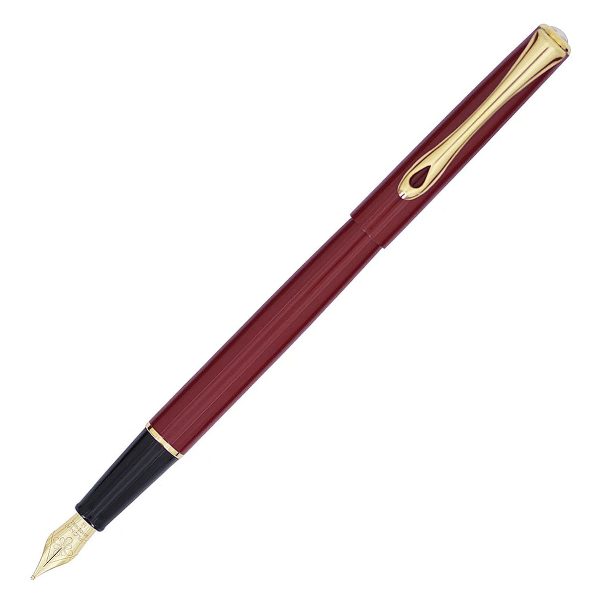 Diplomat Traveller Dark Red CT Fountain Pen D40708023