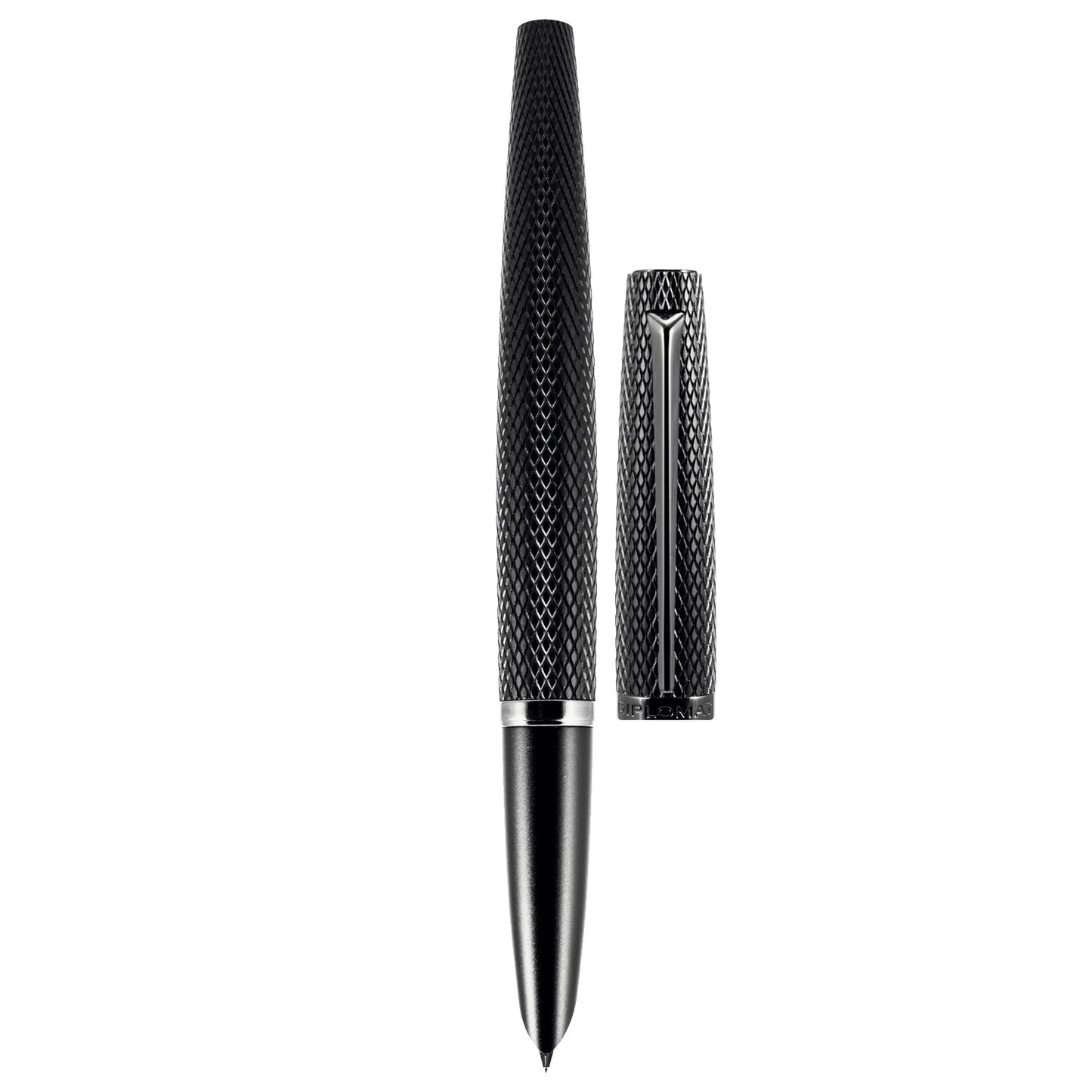 Diplomat Viper Black Guilloche Fountain Pen