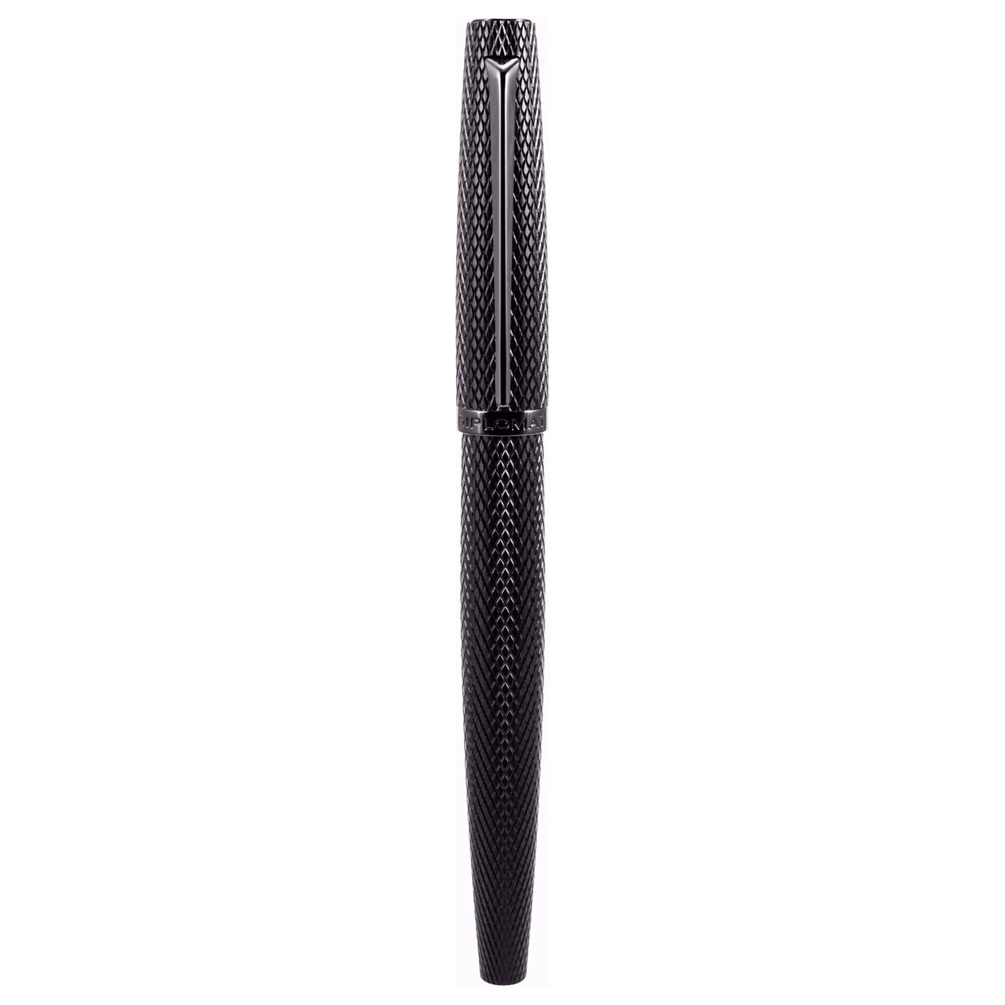 Diplomat Viper Black Guilloche Roller Ball Pen D41301030