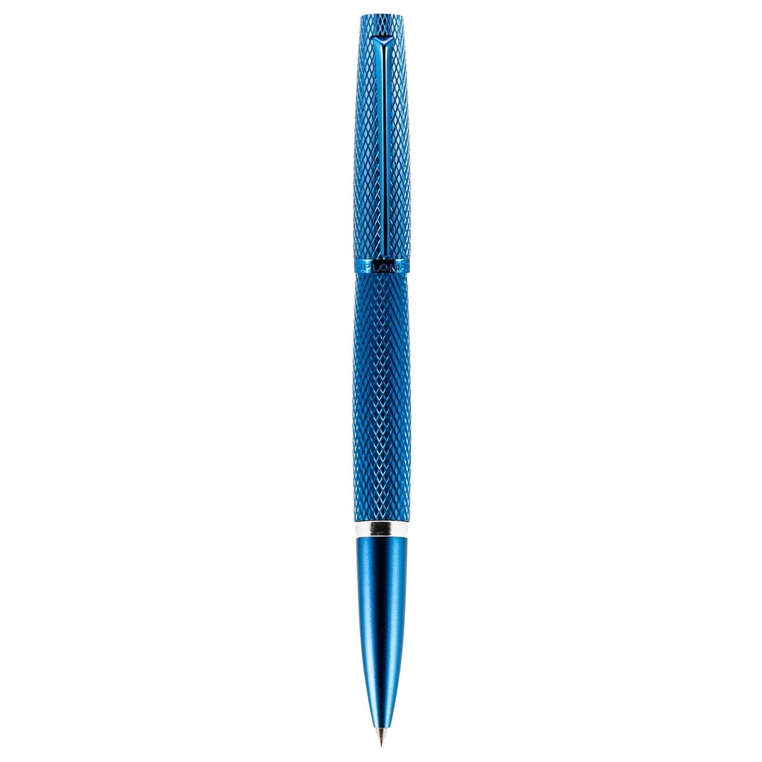 Diplomat Viper Blue Guilloche Roller Ball Pen D41302030