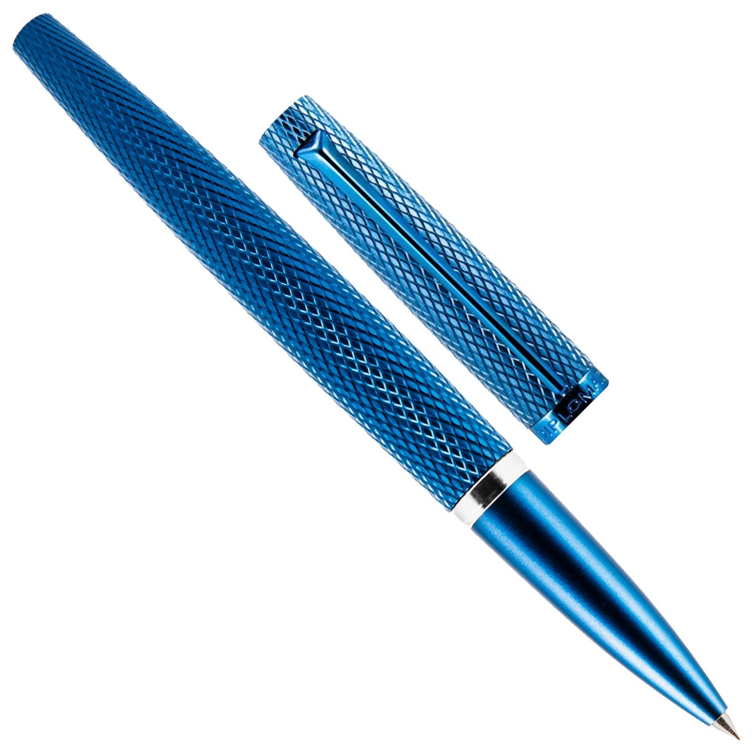 Diplomat Viper Blue Guilloche Roller Ball Pen D41302030