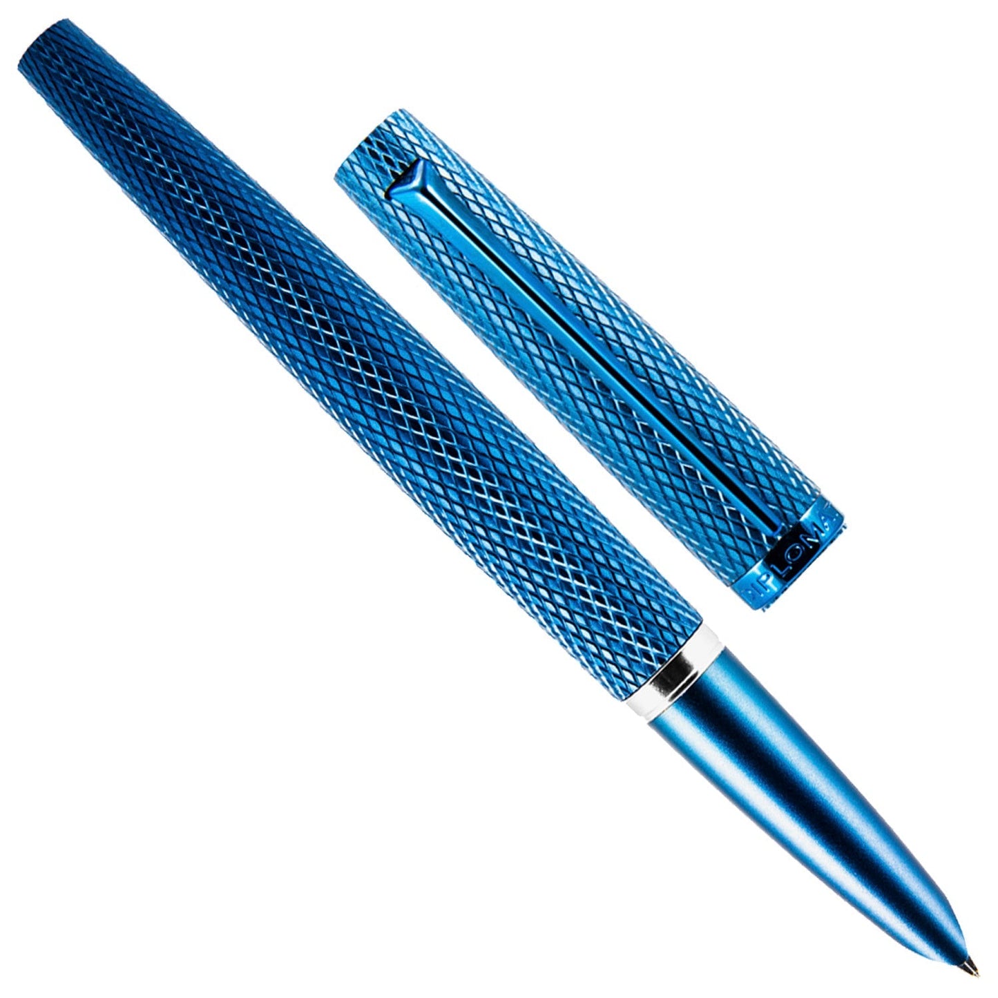 Diplomat Viper Blue Guilloche Fountain Pen