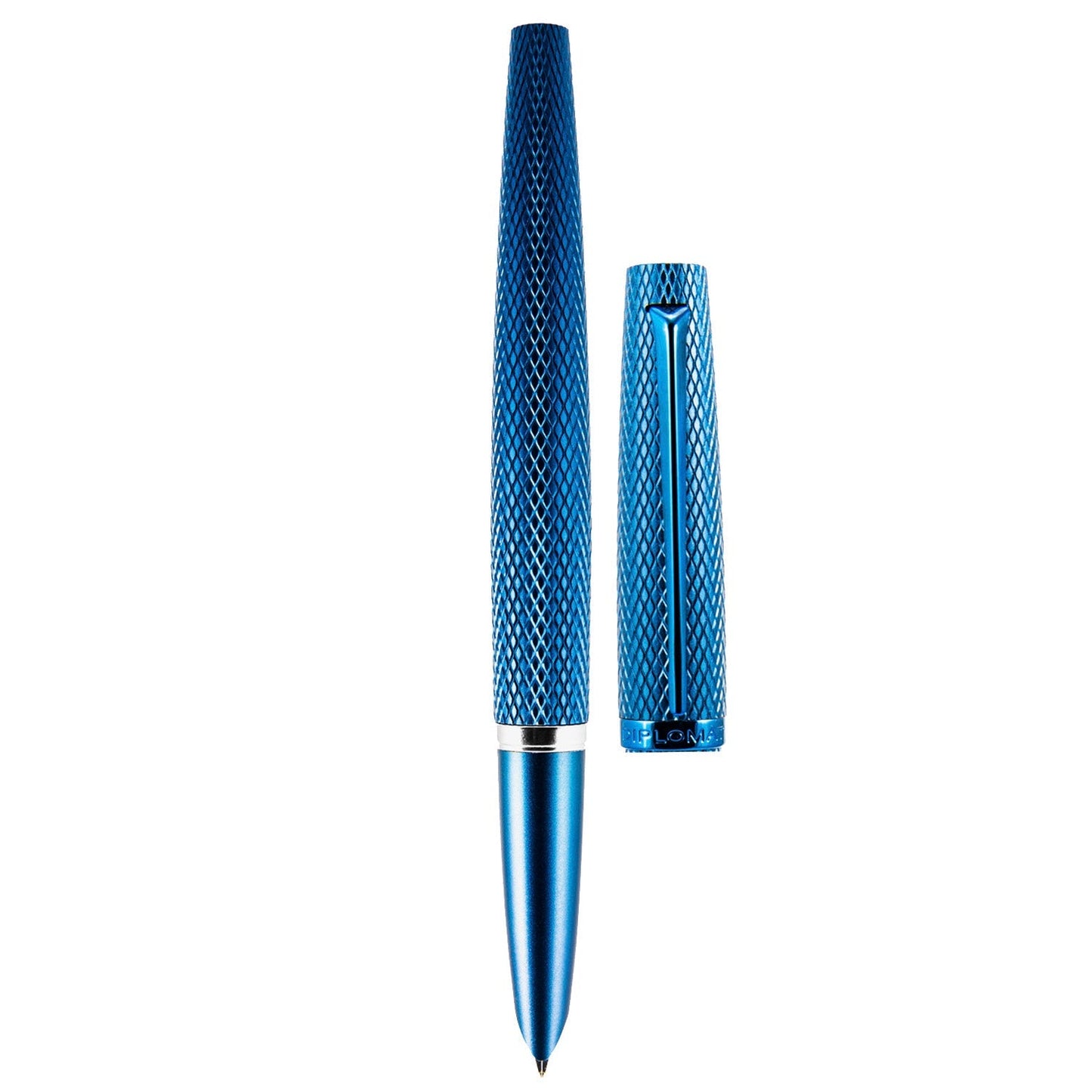 Diplomat Viper Blue Guilloche Fountain Pen