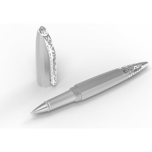 Diplomat Zepp Limited Edition Chrome Trim Roller Ball Pen