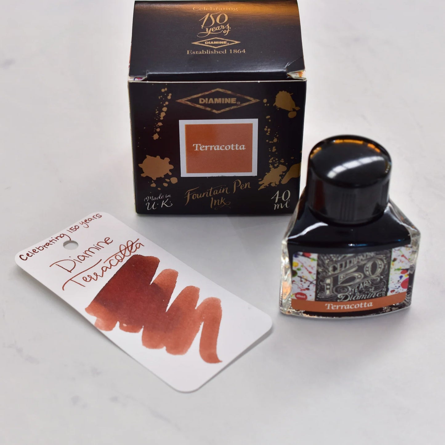 Diamine Ink Bottle 150th Anniversary (Terracotta - 40ml)