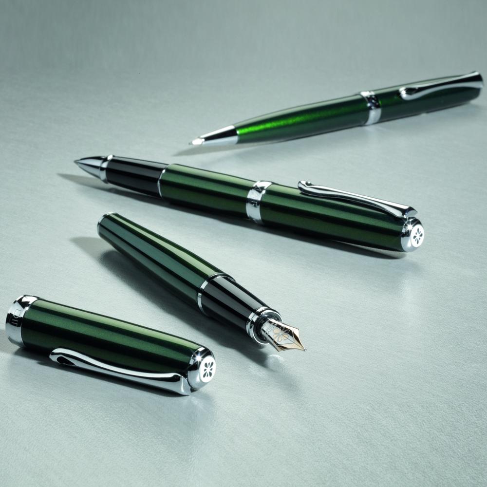 Diplomat Excellence A2 Evergreen/Chrome Fountain Pen