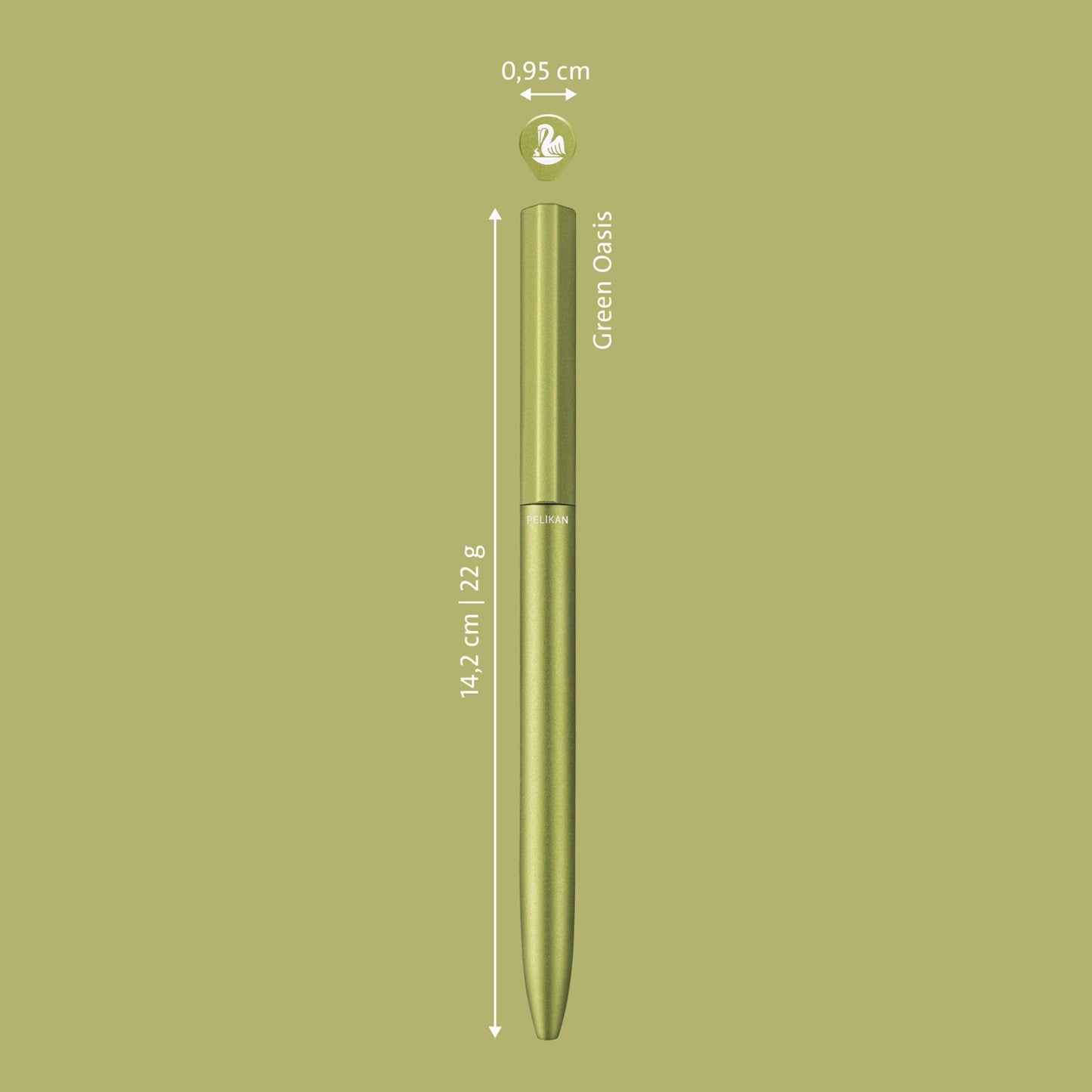 Pelikan Ineo K6 Green Oasis Ballpoint Pen 822442