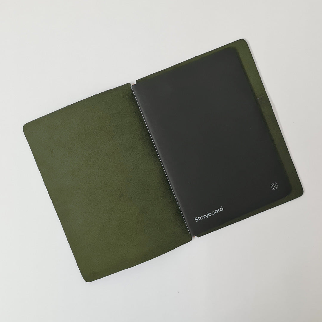 Explorer - Refillable Leather Journal Regalia Paper - Green