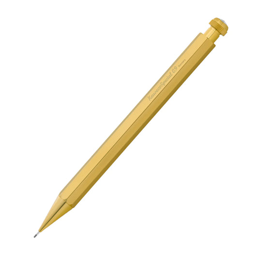 Kaweco Special 0.9mm Mechanical Pencil - Brass (With Optional Clip)