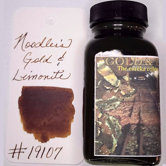 Noodler's Ink Bottle (Gold & Limonite - 88 ML) 19107