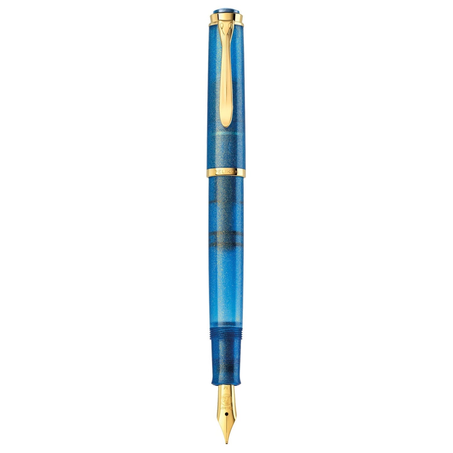 Pelikan Classic M200 SE Golden Lapis Fountain Pen Set (Special Edition)