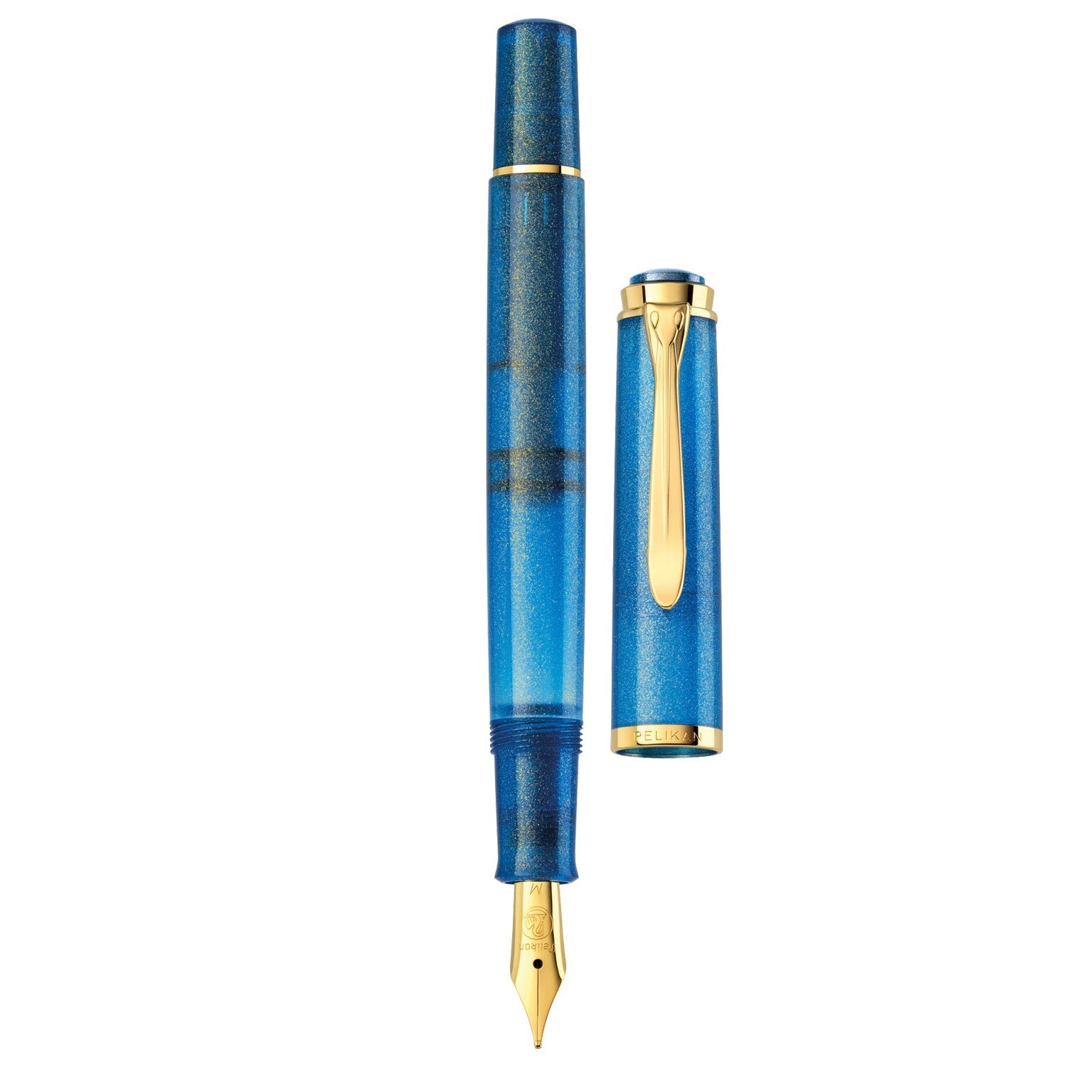 Pelikan Classic M200 SE Golden Lapis Fountain Pen (Special Edition)