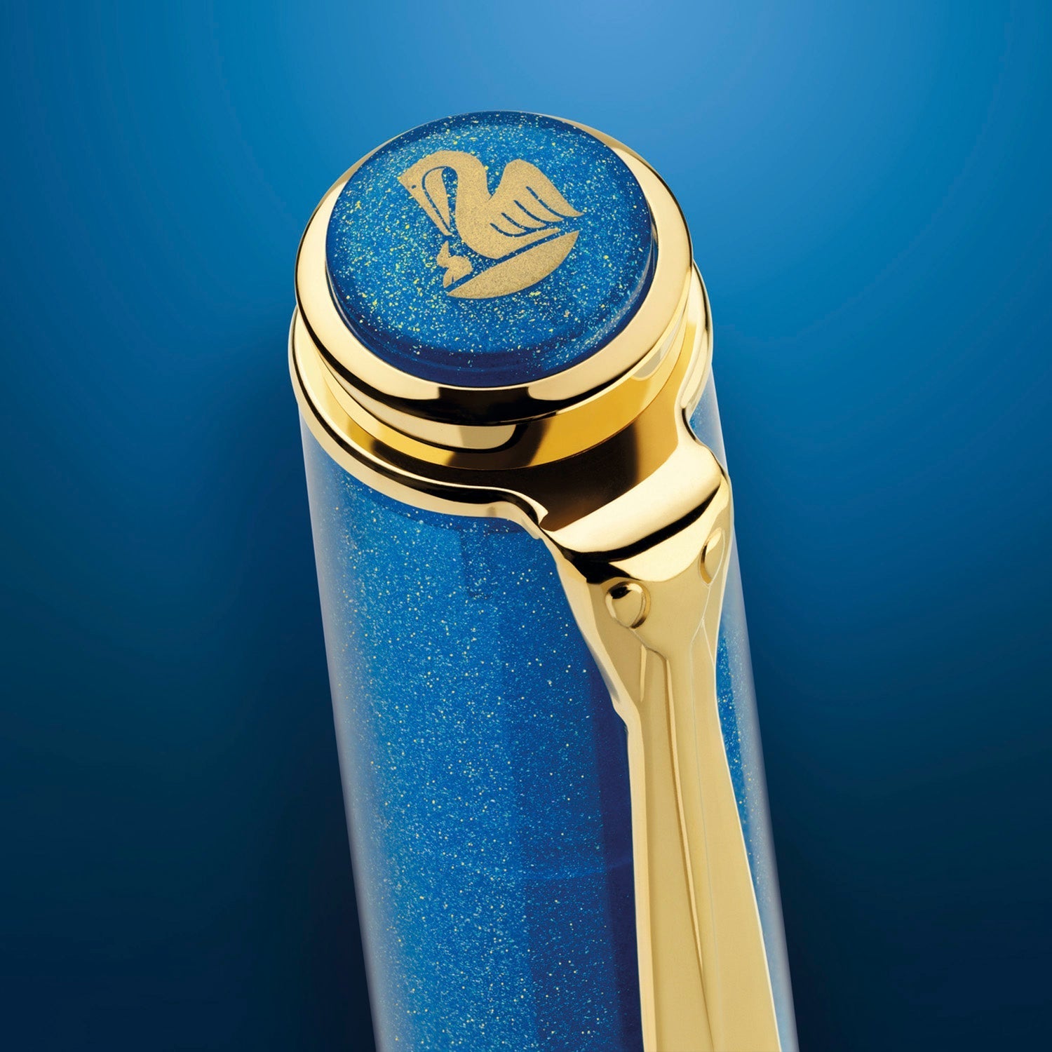 Pelikan Classic M200 SE Golden Lapis Fountain Pen (Special Edition)