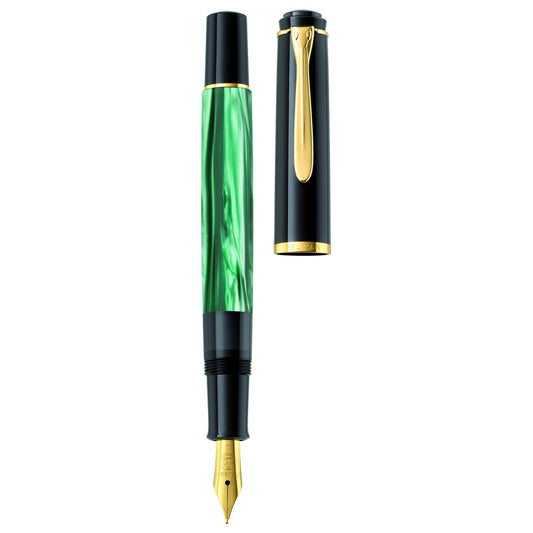 Pelikan Classic M200 Green Marbled Fountain Pen