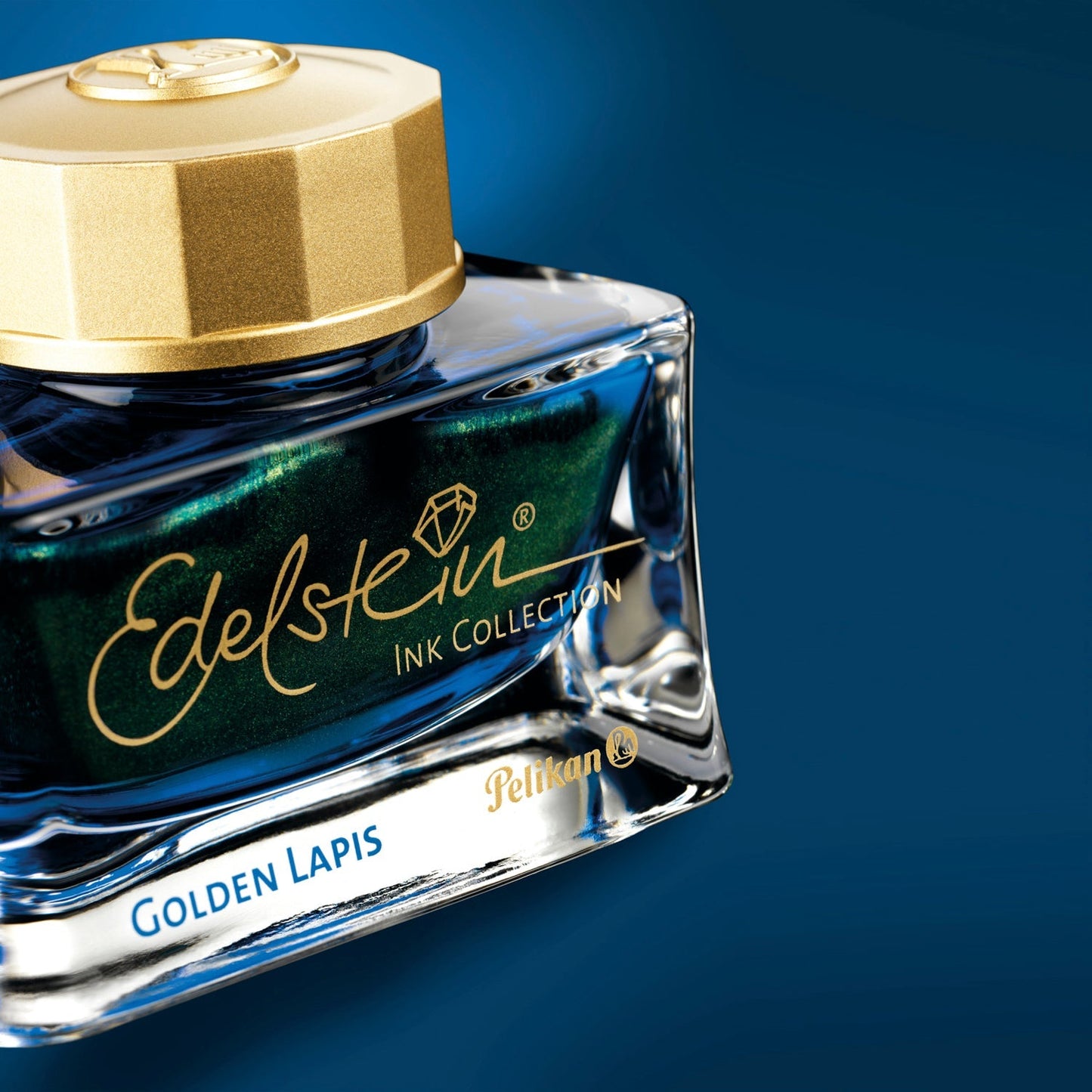 Pelikan Edelstein Ink Bottle (Golden Lapis - 50 ML) 302234