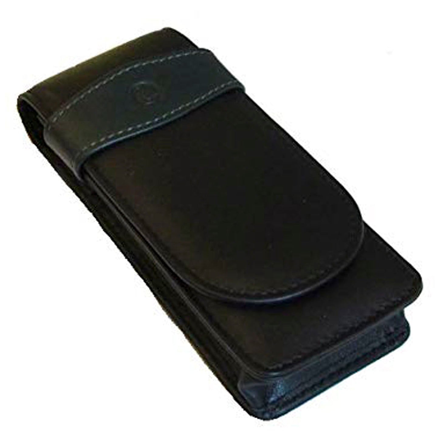 Pelikan Leather Three Pen Case (Black/Green) 924092