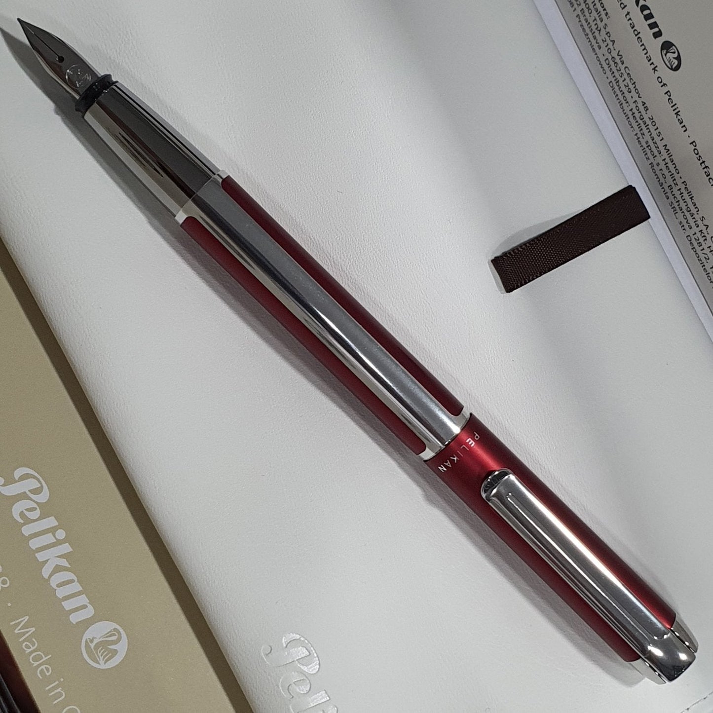 Pelikan Pura P40 Bordeaux Fountain Pen