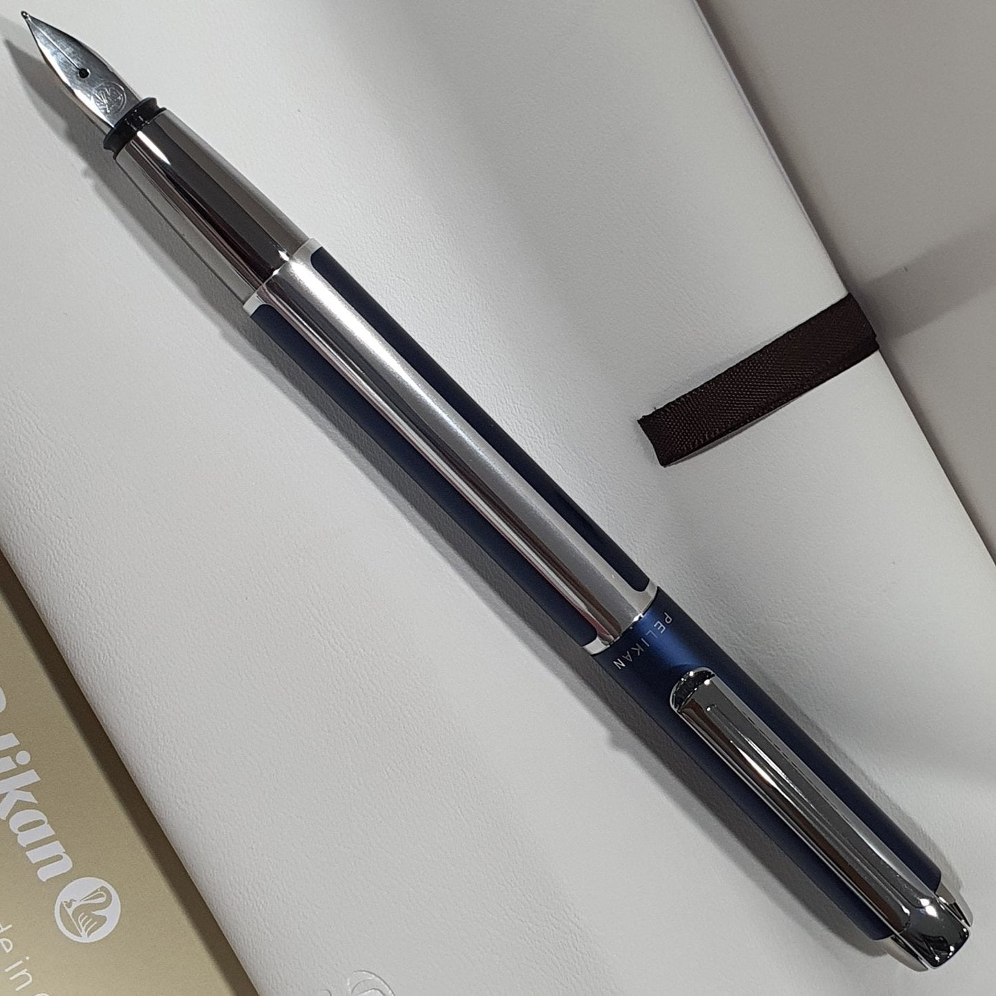 Pelikan Pura P40 Blue/Silver Fountain Pen