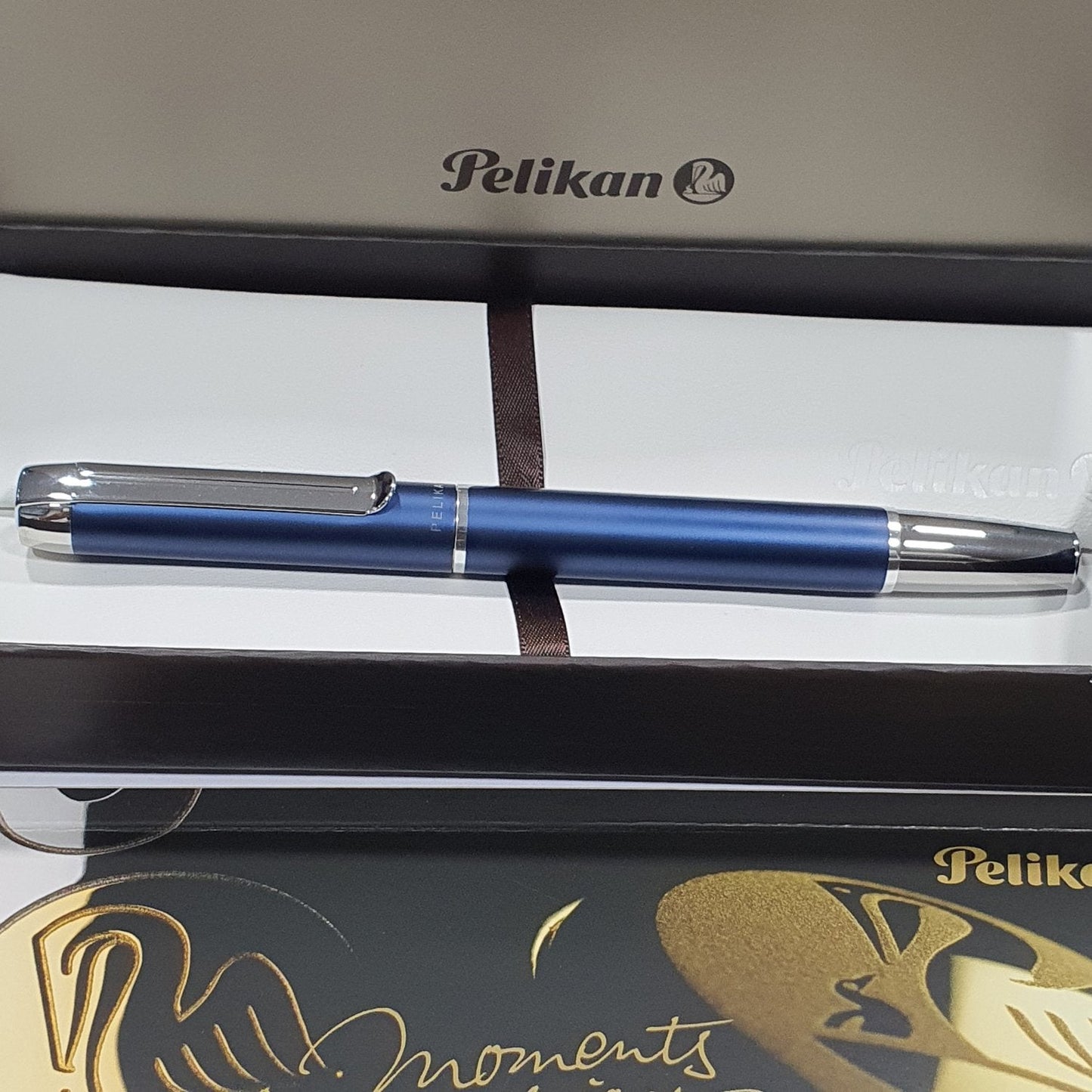 Pelikan Pura P40 Blue/Silver Fountain Pen