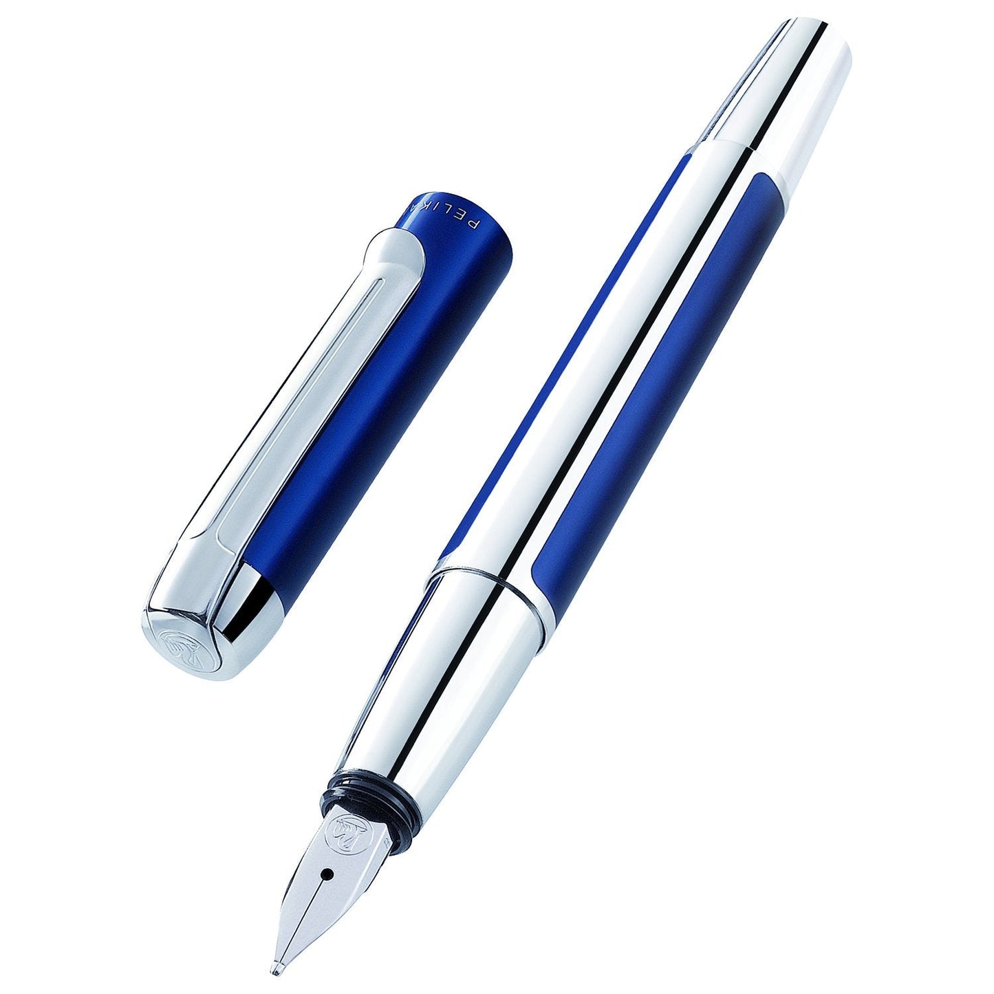 Pelikan Pura P40 Blue/Silver Fountain Pen