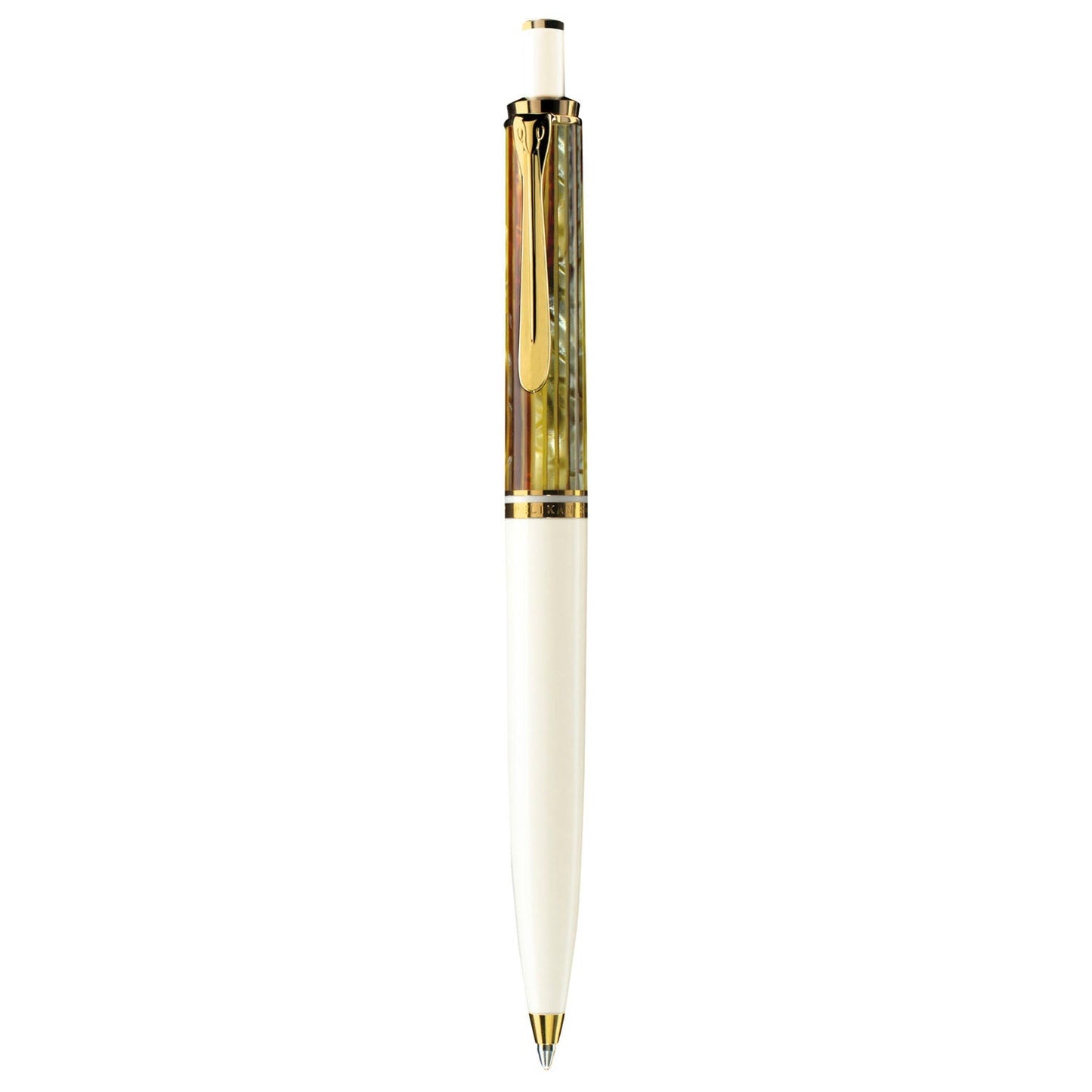 Pelikan Souveran K400 White Tortoiseshell Ballpoint Pen 935379