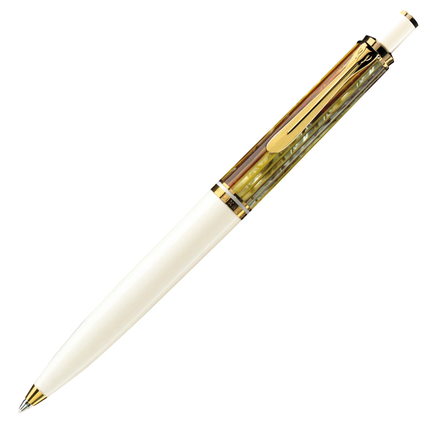 Pelikan Souveran K400 White Tortoiseshell Ballpoint Pen 935379