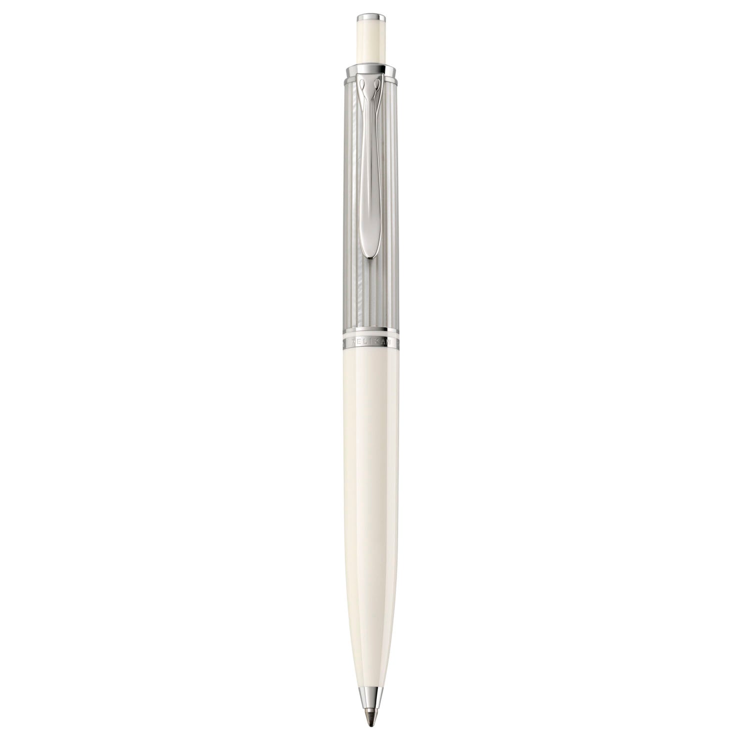 Pelikan Souveran K405 Silver/White Ballpoint Pen 815499