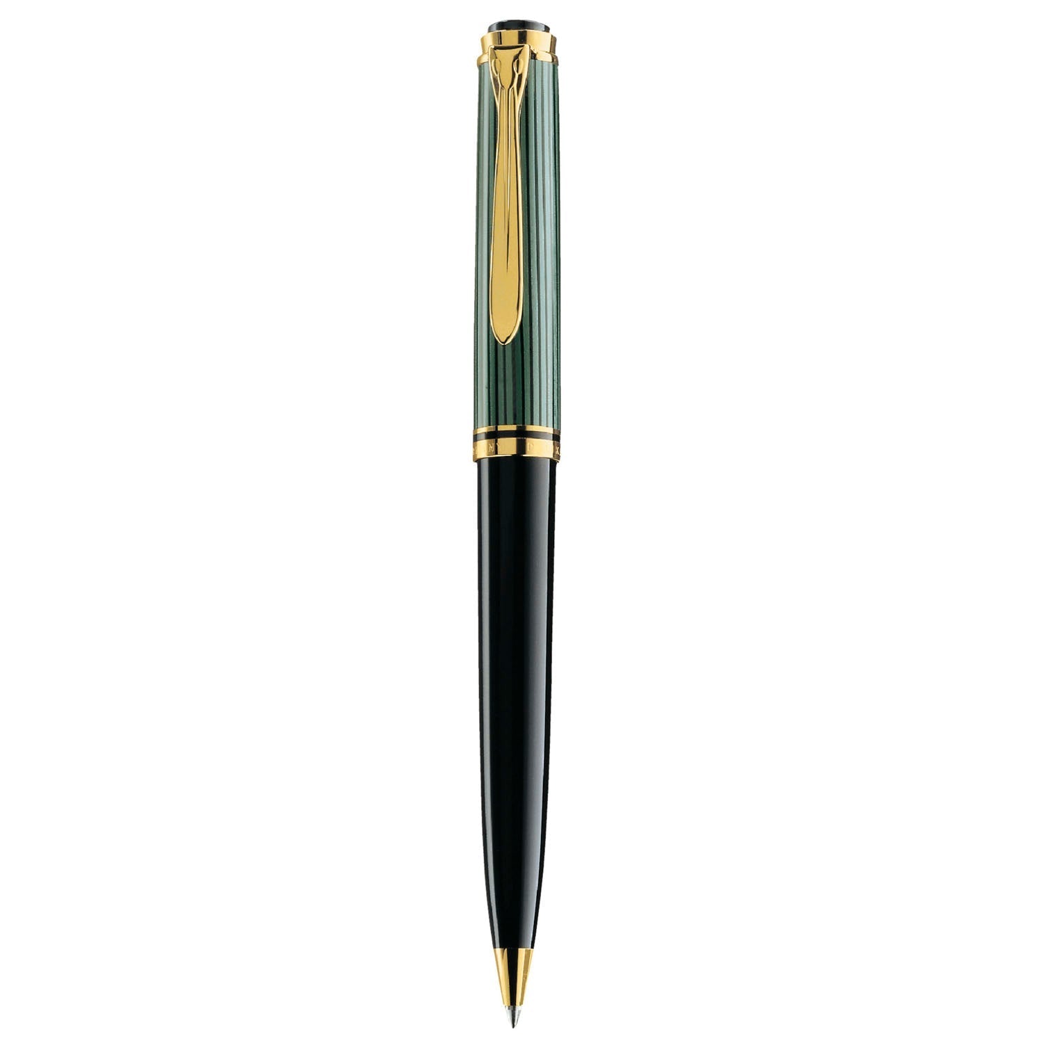 Pelikan Souveran K800 Black/Green Ballpoint Pen 987834