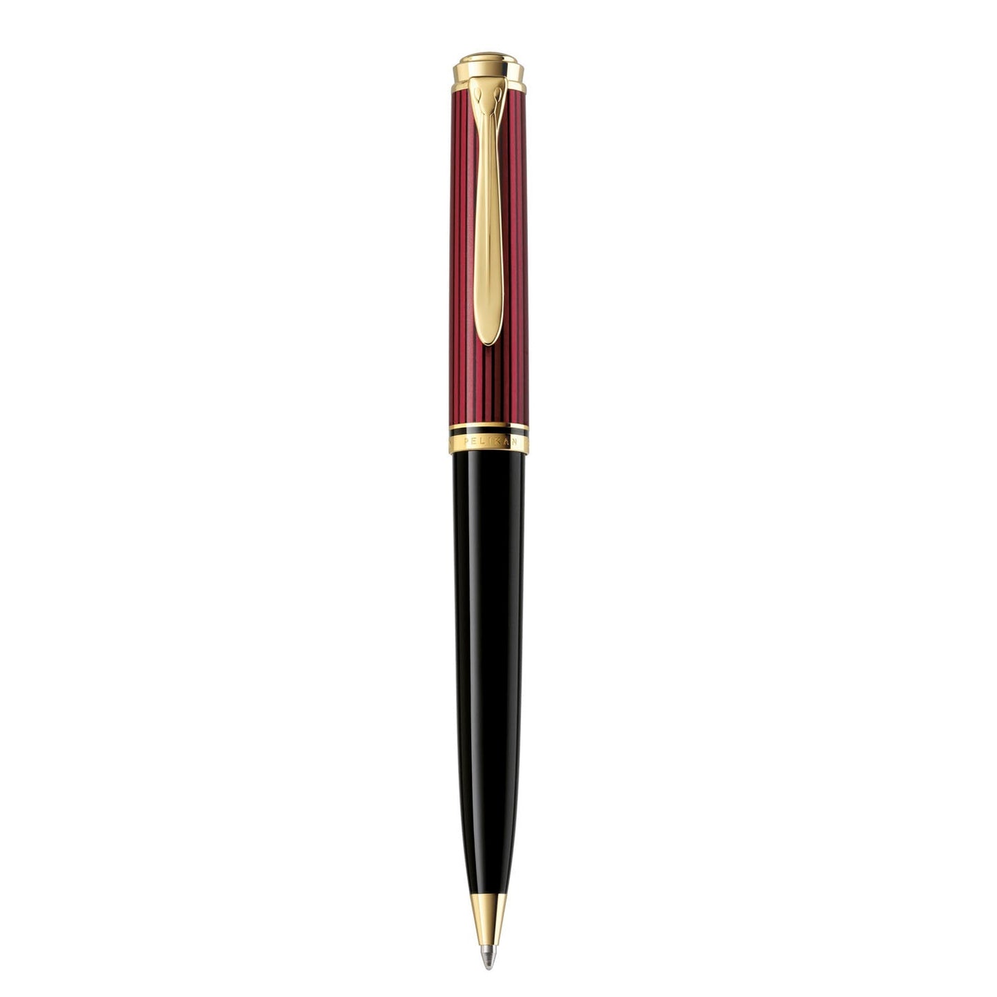 Pelikan Souveran K800 Black/Red Ballpoint Pen 816595