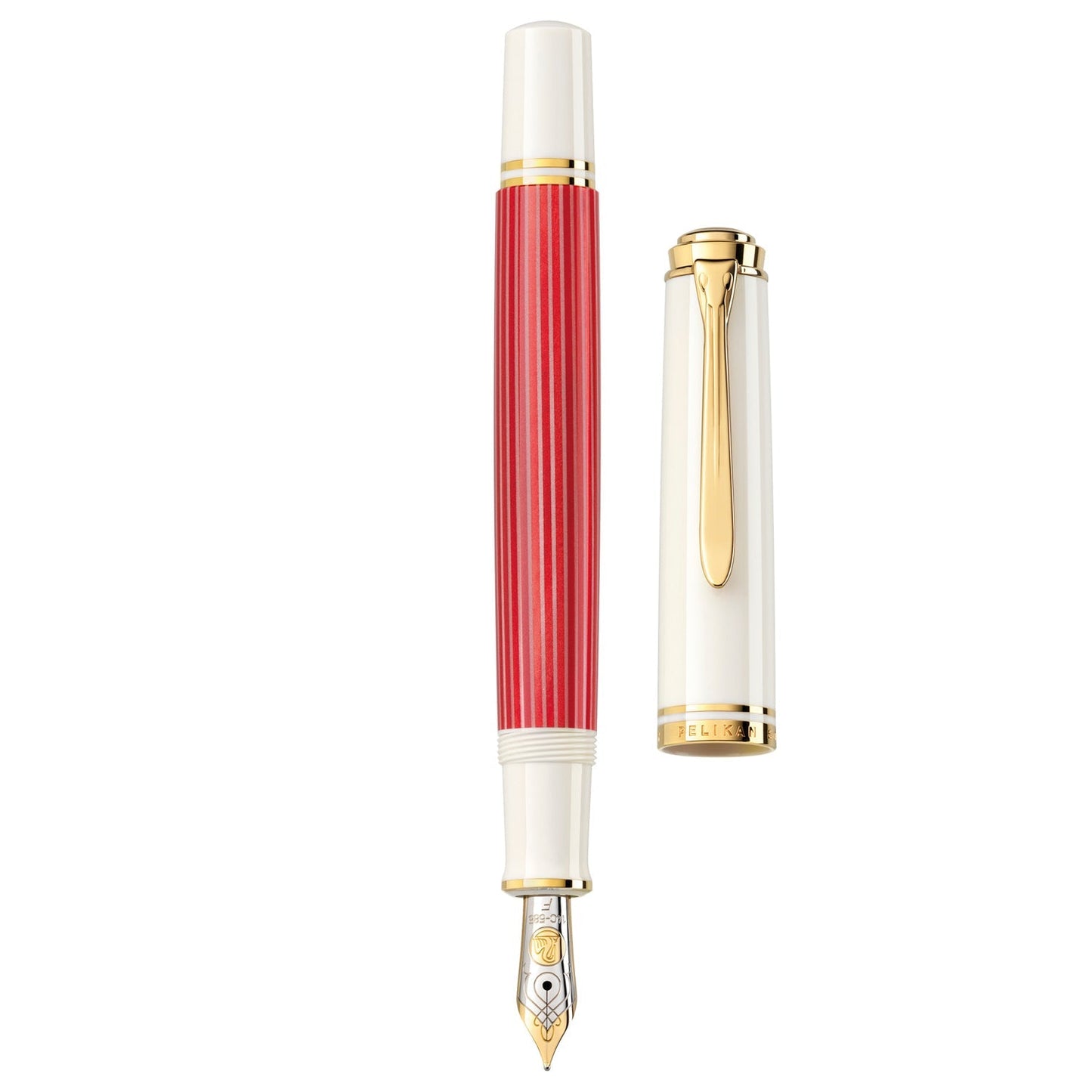 Pelikan Souveran M600 SE Red/White Fountain Pen (Special Edition)