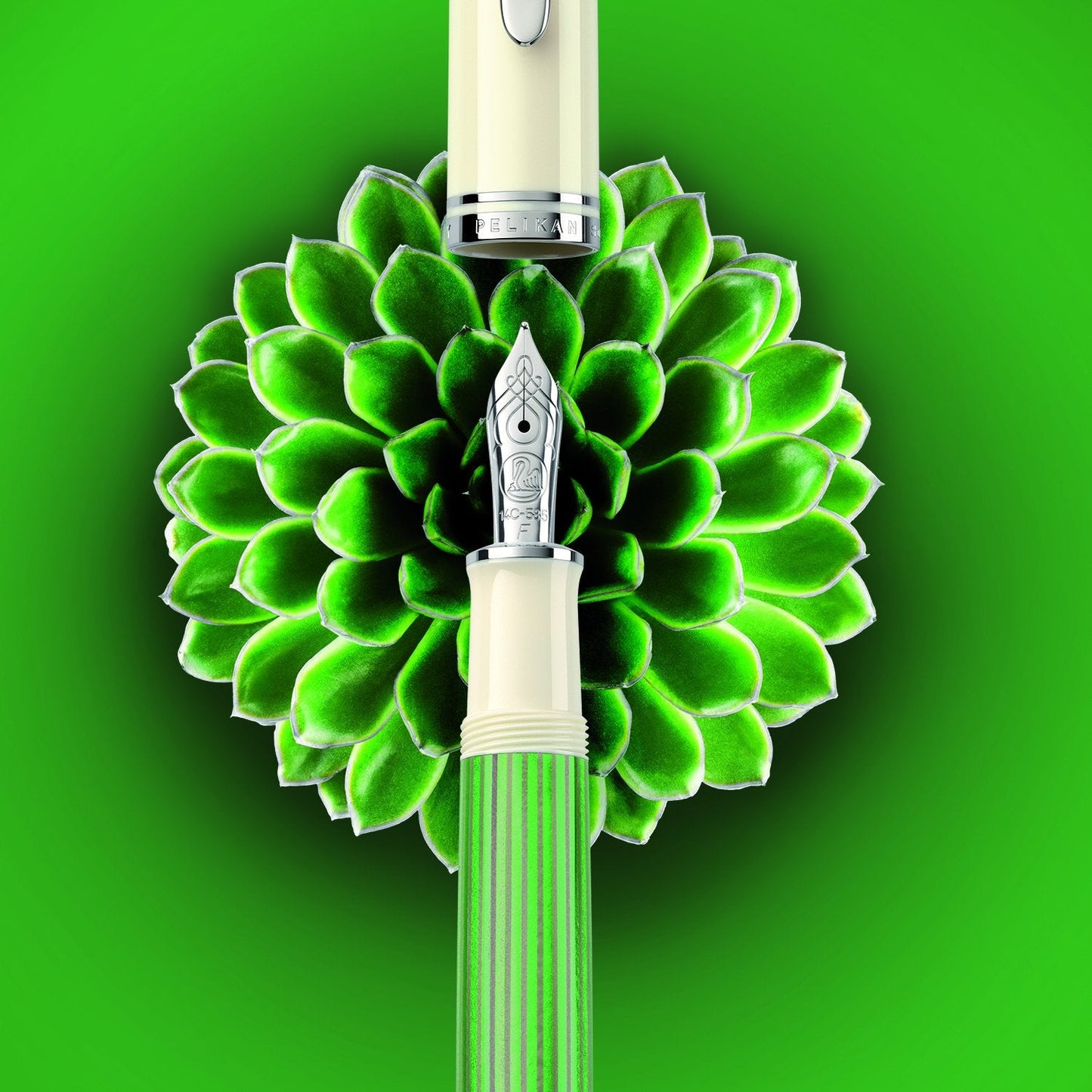 Pelikan Souveran M605 Green/White Fountain Pen (Special Edition)