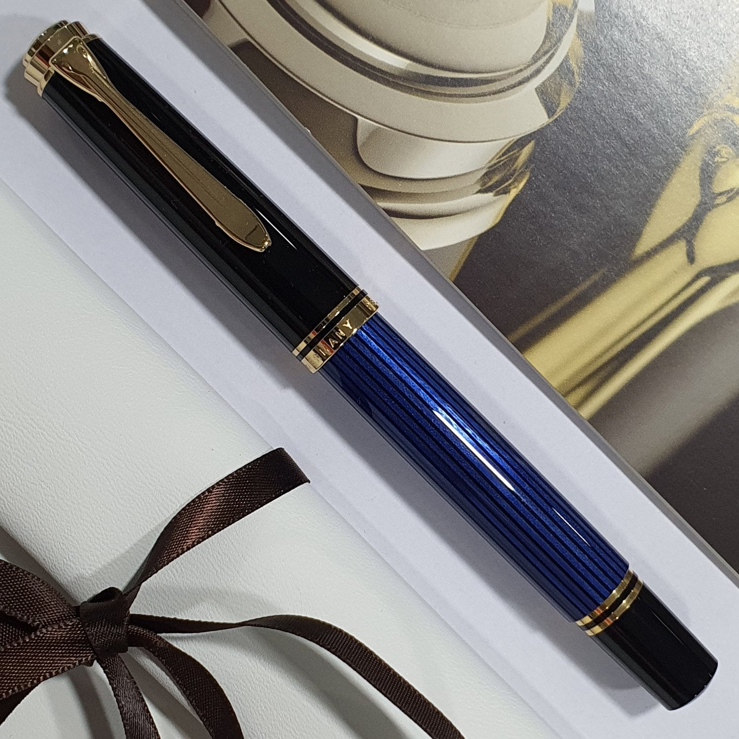 Pelikan Souveran M800 Black/Blue Fountain Pen