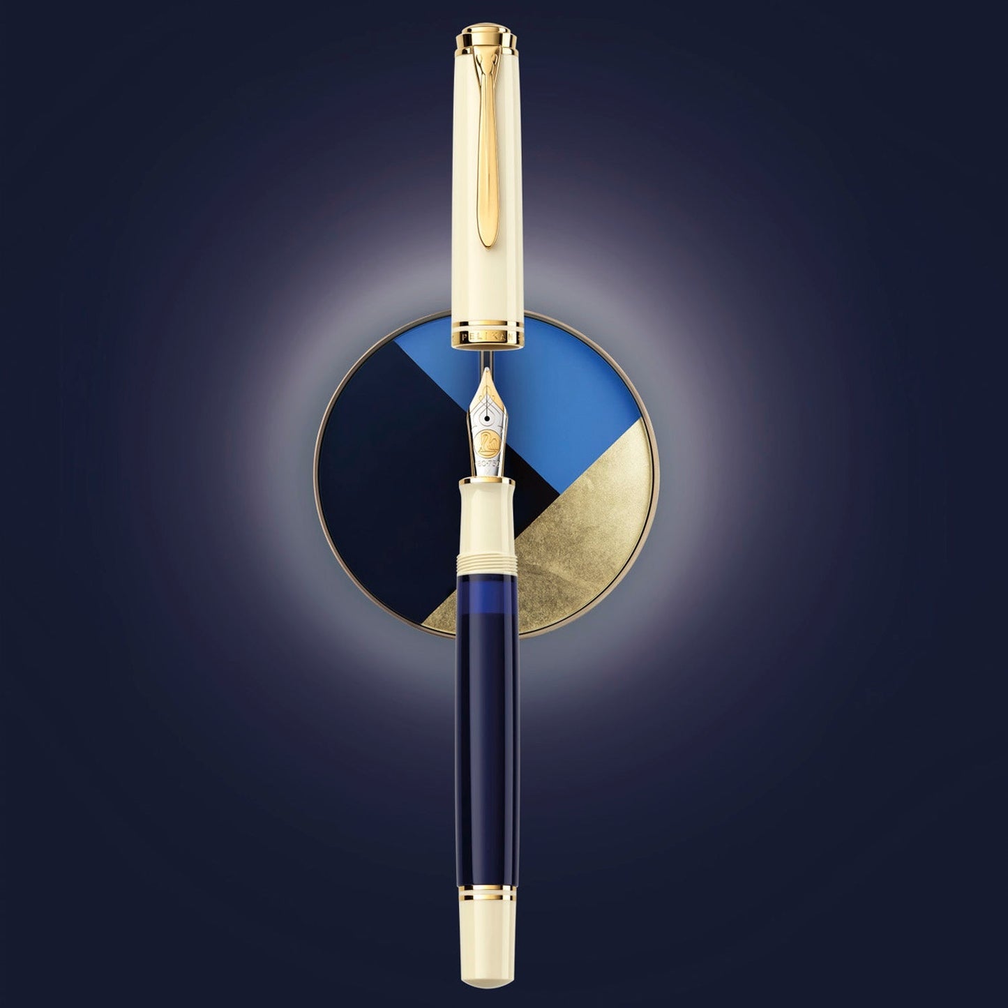 Pelikan Souveran M800 Cream Blue Fountain Pen (Special Edition)