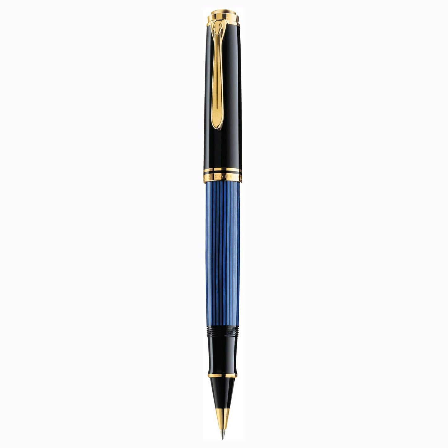 Pelikan Souveran R400 Black/Blue Roller Ball Pen 987974