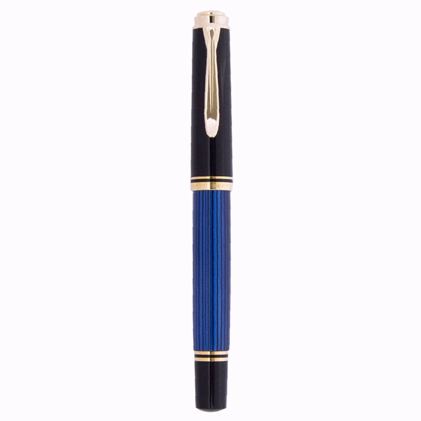 Pelikan Souveran R400 Black/Blue Roller Ball Pen 987974