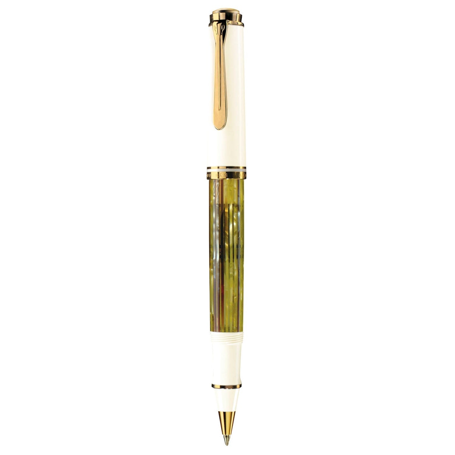 Pelikan Souveran R400 White Tortoiseshell Roller Ball Pen 935585