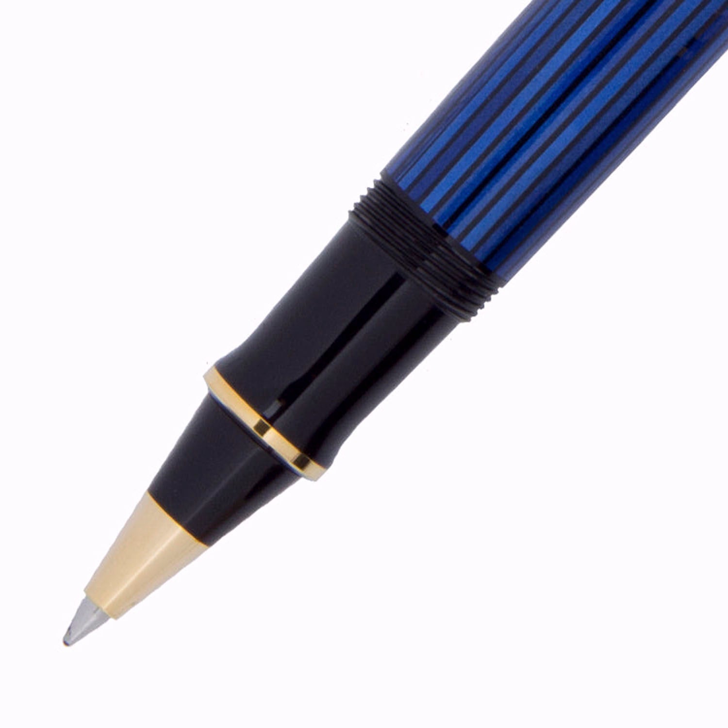 Pelikan Souveran R600 Black/Blue Roller Ball Pen 988246