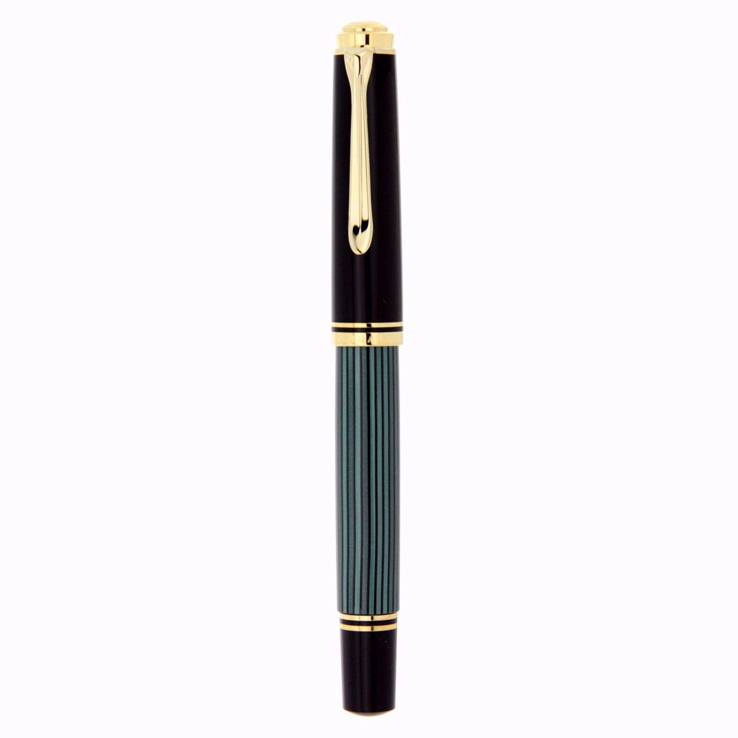 Pelikan Souveran R600 Black/Green Roller Ball Pen 979534