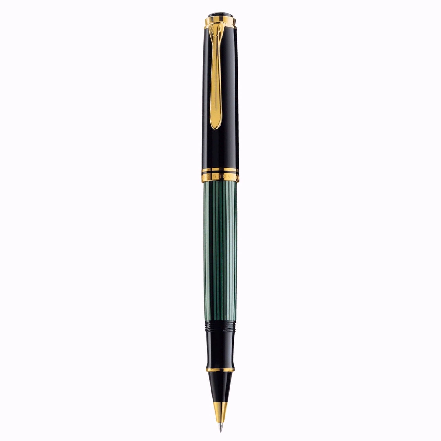 Pelikan Souveran R800 Black/Green Roller Ball Pen 987990