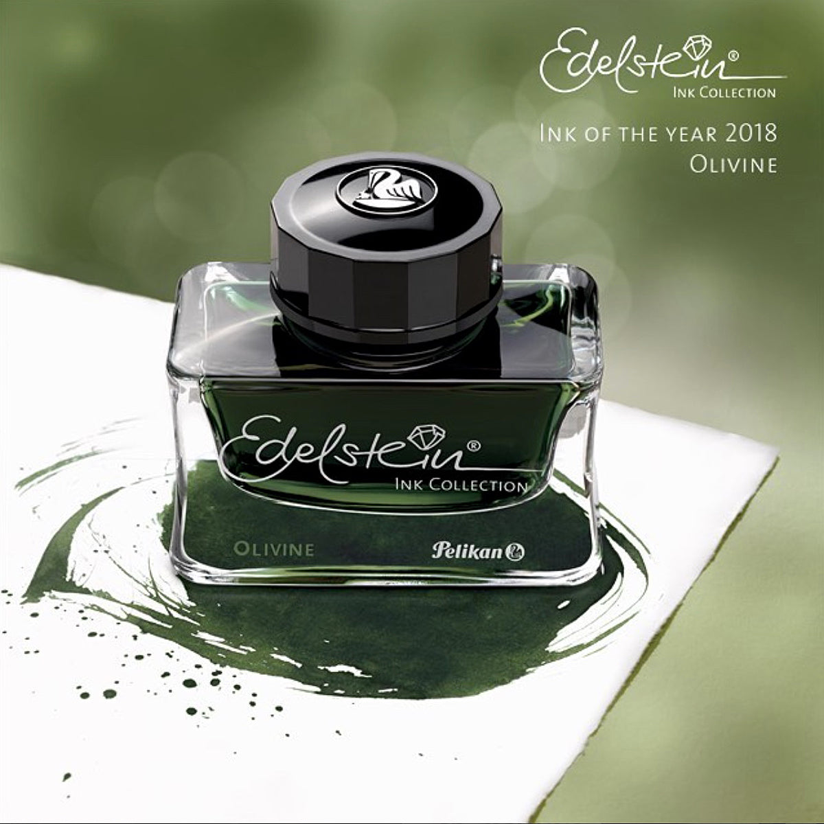 Pelikan Edelstein Ink Bottle (Olivine - 50 ML) 300674 Genuine original German Ink Bottle