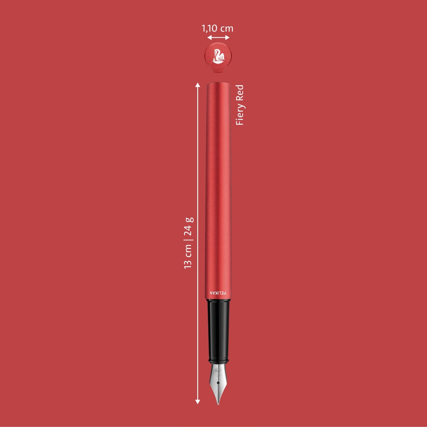 Pelikan Ineo P6 Fiery Red Fountain Pen