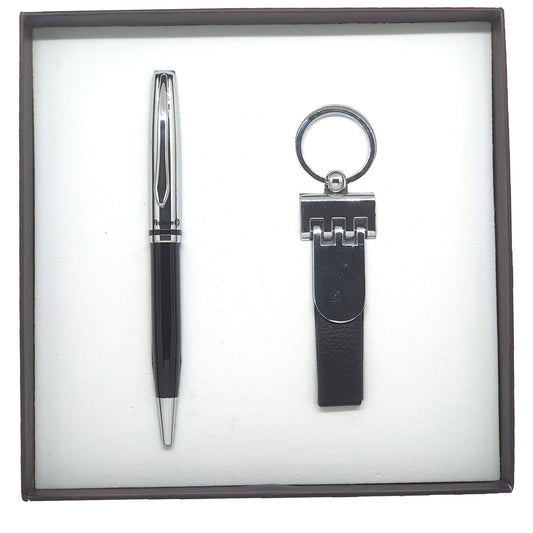 Pelikan Jazz Ballpoint Pen with Keychain Gift Set 806930