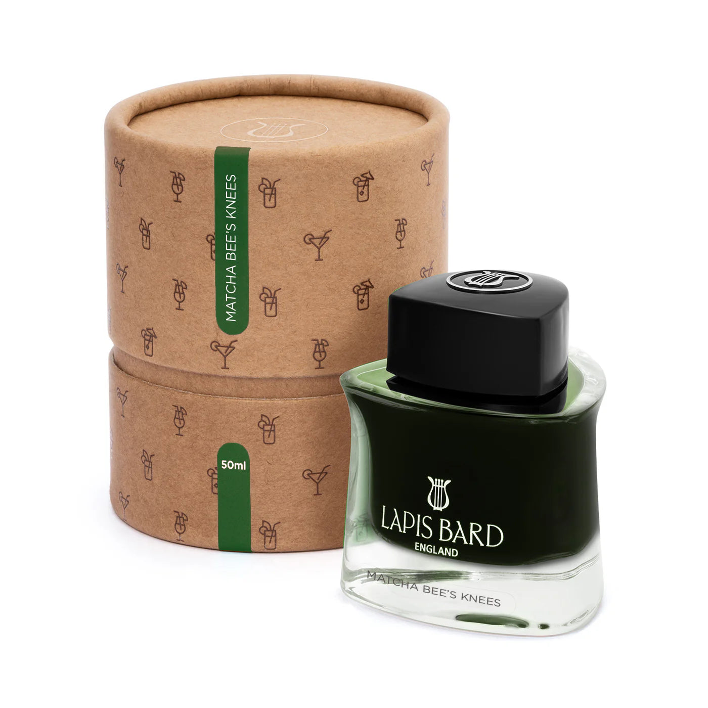 Lapis Bard Ink Bottle 50ml- Matcha Bees Knees (Olive Green)