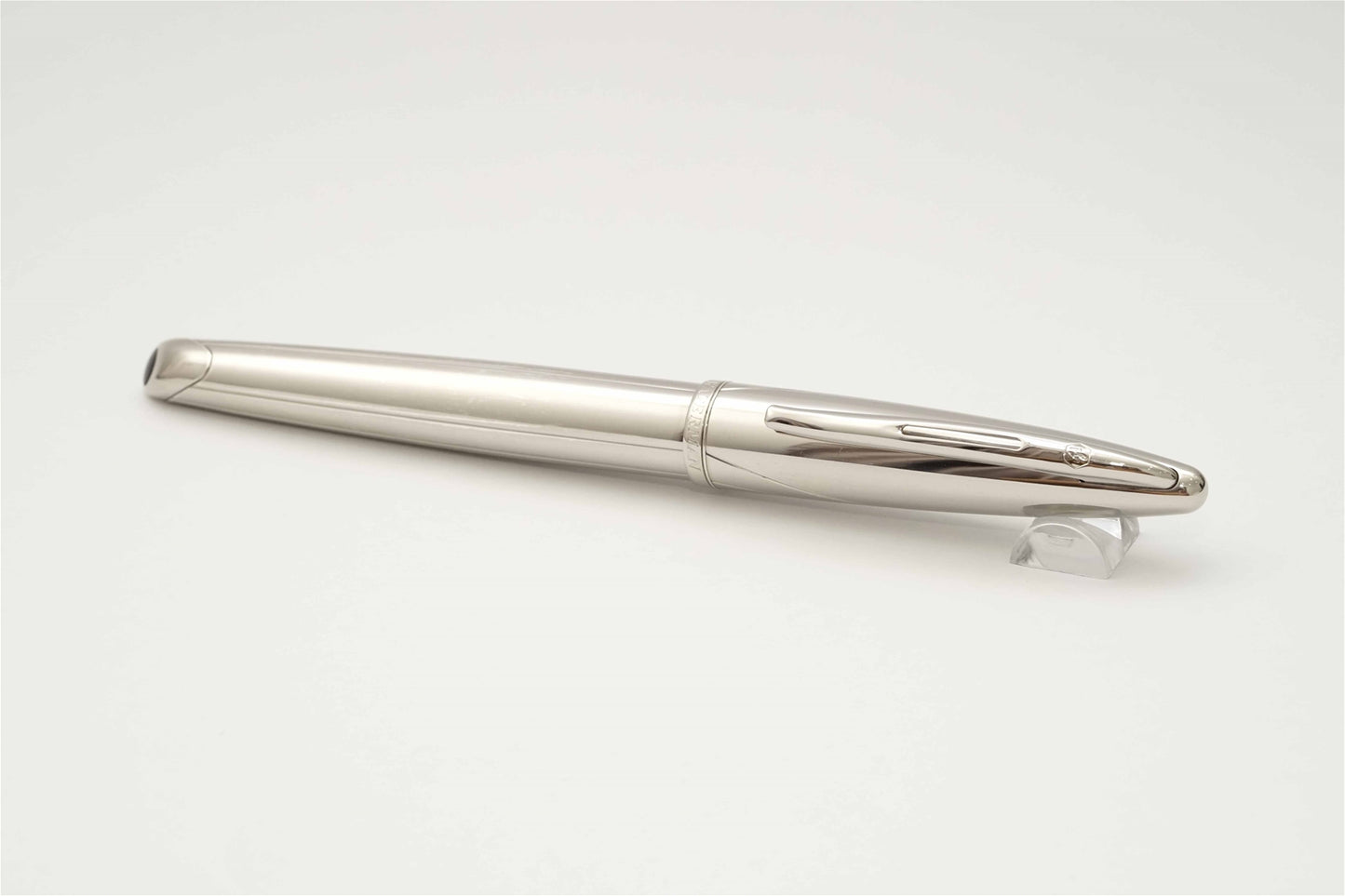 Waterman Carene Silver Meridian Silver Trims 18K Fountain Pen