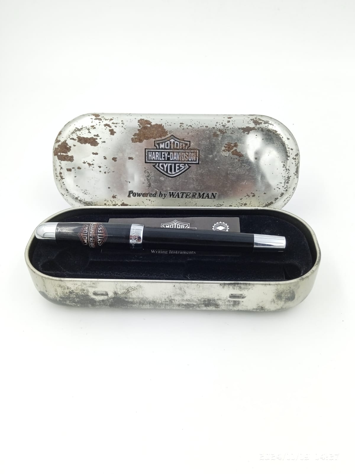 Waterman Harley Davidson Free Wheels Black Logo Fountain Pen