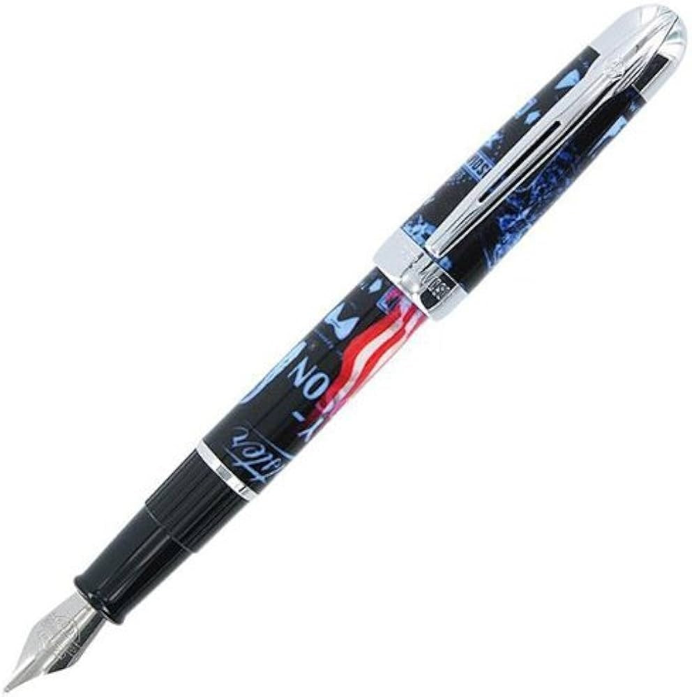 Waterman Harley Davidson Free Wheels Blue American Fountain Pen.