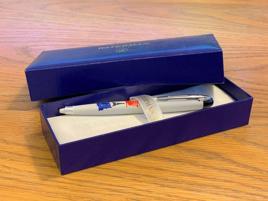 Waterman Eiffel Tower White Ball Pen