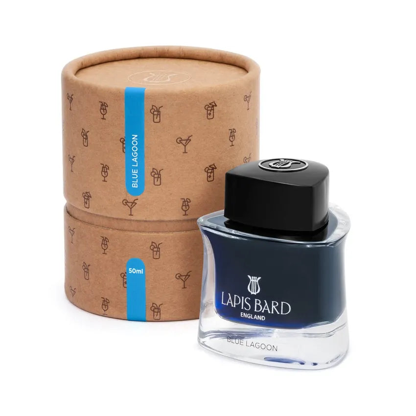 Lapis Bard Ink Bottle 50ml - Blue Lagoon (Blue)