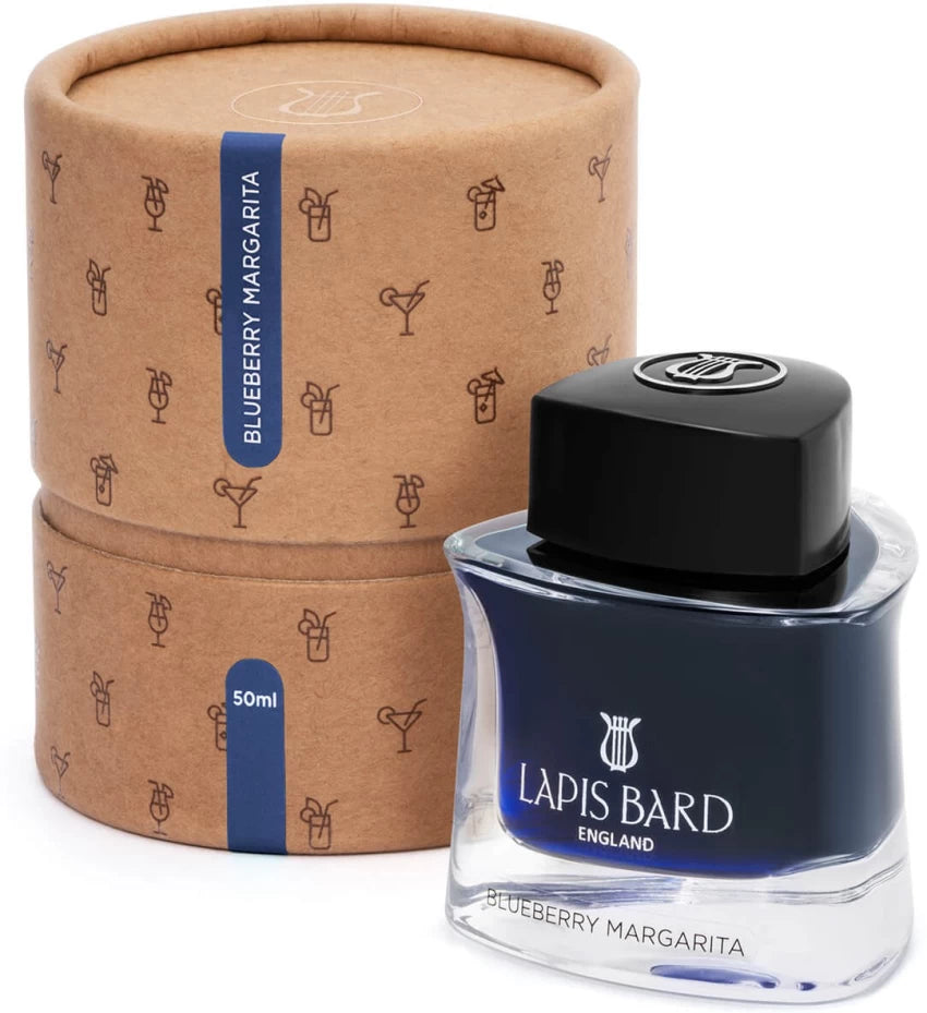 Lapis Bard Ink Bottle 50ml - Blueberry Margarita (Blue/Black)